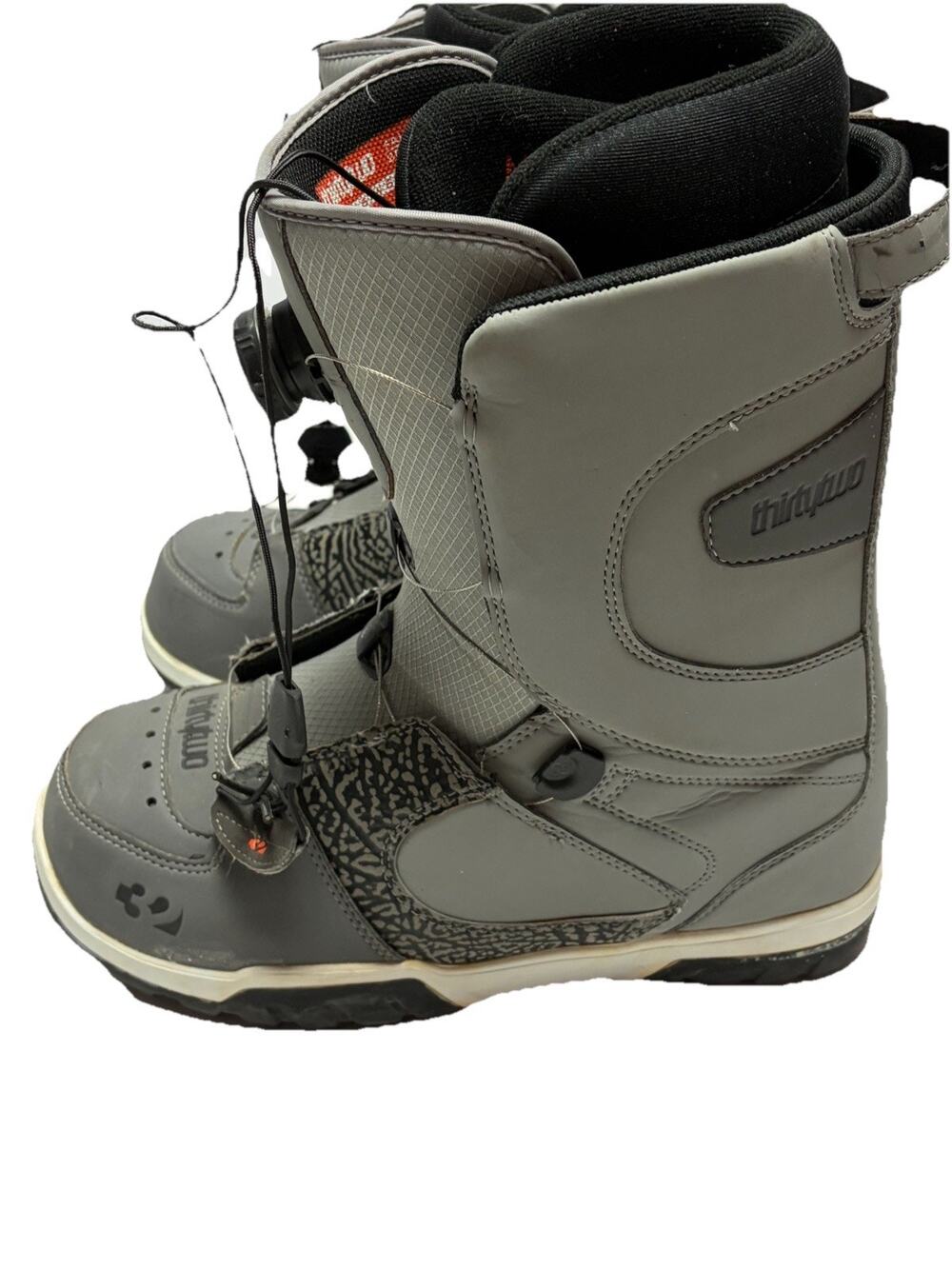ThirtyTwo M’9 STW Boa Snowboard Boots Gray/Black Men’s Size 12